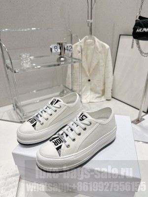 Dior Walk'n'Dior Low-top Platform Sneakers White