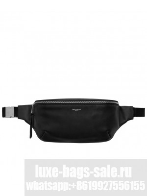Saint Laurent Leather Waist Bag 505671 Black