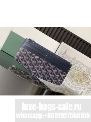 Goyard Insert Louise Wallet Navy Blue