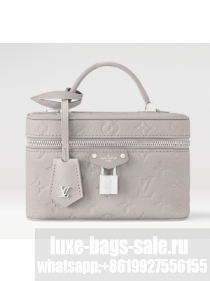 Louis Vuitton NEW Vanity Chain Pouch M13593 Brume Gray