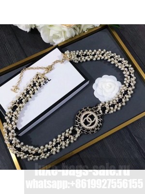 Chanel Pearl Chain Belt AB5185  2021 Collection