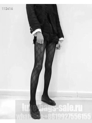 Gucci GG MeshTights Black 03 2019 Collection