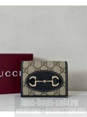 Gucci Horsebit 1955 Small Wallet Black