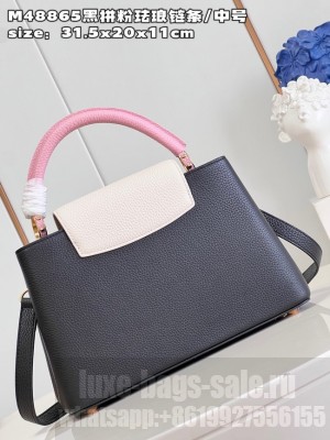Louis Vuitton Capucines MM M20784 black
