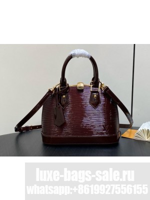 Louis Vuitton Epi grained leather Alma BB M40301 Wine
