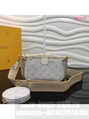 Louis Vuitton Original Monogram Canvas M44823 white