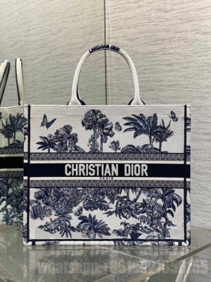 Large Dior Book Tote Embroidery Embroidery M1286ZEDX-7