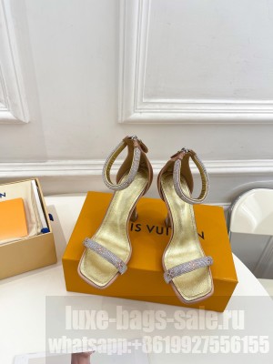 Louis Vuitton Sparkle 9.5cm Heel Sandals 2023 018