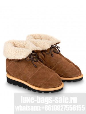 Louis Vuitton Women's Pillow Comfort Ankle Boot 1A94W2 Coffee