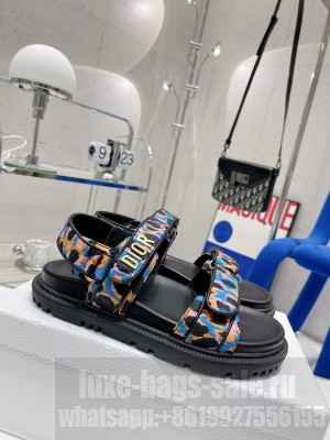 Christian Dior DiorAct Mizza Sandal Flat Calfskin 06 2022 Collection