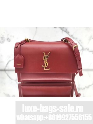Yves Saint Laurent Calfskin Leather Tote Bag Y634723 Bright red