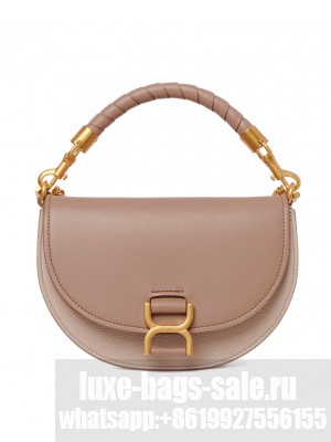 Chloe Marcie Chain Flap Bag Apricot