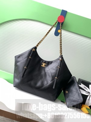 Chanel HOBO HANDBAG AS5466 black