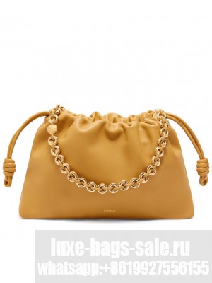 Loewe Large Flamenco Purse In Mellow Nappa Lambskin Apricot