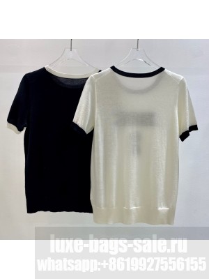 Dior Knit Wool Top White 2025