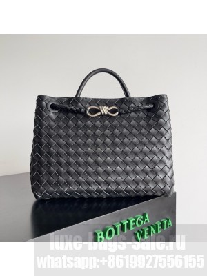 Bottega Veneta Medium Andiamo 766016 black&Silver