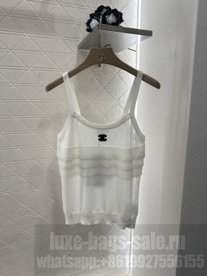 Chanel Knitted Top White