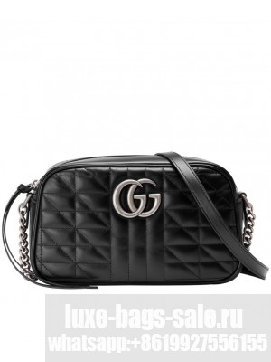 Gucci GG Marmont Small Shoulder Bag 447632 Black