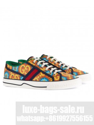 Gucci Unisex 100 Tennis 1977 Sneaker 677652 Orange