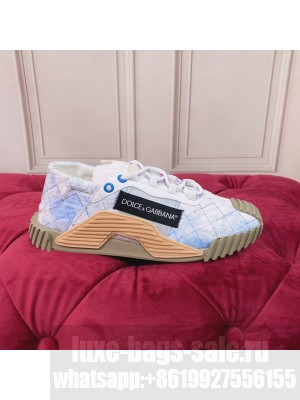DOLCE & GABBANA NS1 SLIP ON SNEAKERS IN MIXED MATERIALS 2022 019