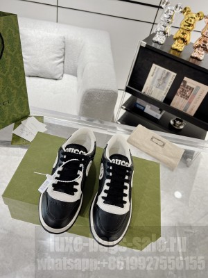 Gucci MAC80 Unisex Sneakers in Leather and Fabric 2023 012