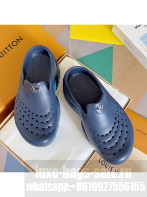 Louis Vuitton Man's LV Shark Clog Navy