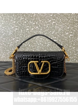 VALENTINO GARAVANI Loco Calf leather bag WA0K53 black