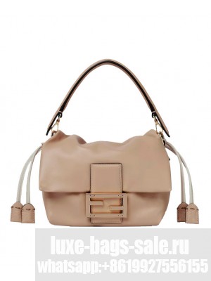 Fendi Mamma Baguette Small Nappa Leather Mini Bag 8BS105 Pink