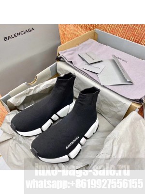 Balenciaga Speed 2.0 Knit Sock Sneakers Spring/Summer 2021 Collection, Black/White
