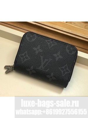 Louis Vuitton 6 Key Holder/Coin Purse in Monogram Eclipse Canvas M58106 Black