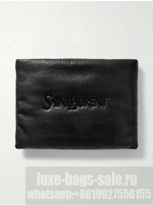 SAINT LAURENT CALYPSO LARGE POUCH IN LAMBSKIN 778943-2 black