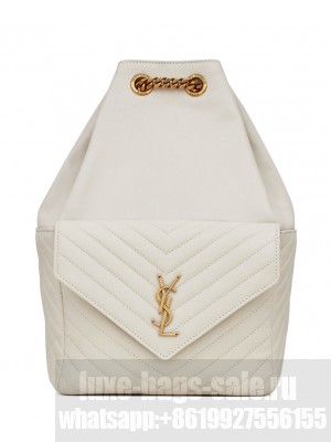 Saint Laurent Joe Backpack 672609 Cream