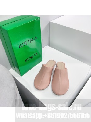 Bottega Veneta DOT SOCK Pink Lambskin Flat slippers Sandals 2021 Collection