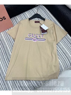Gucci Women's Cotton T-shirt Cream