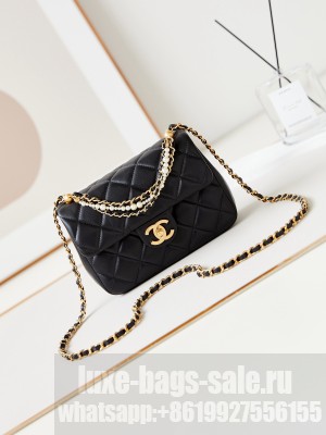 Chanel SMALL FLAP BAG AS4384 black