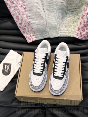 Louis Vuitton Nike Air Force 1 Low By Virgil Abloh Man's Sneaker 2023 017