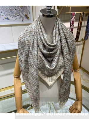 Fendi Women s FF Interlock Graphic Print Scarf Cream