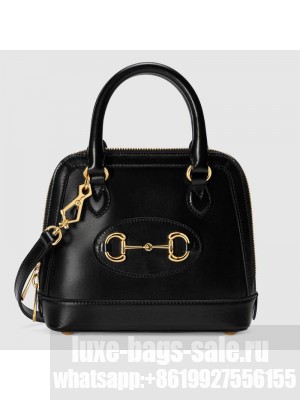 Gucci Horsebit 1955 mini top handle bag 640716 black