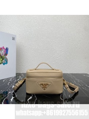 Prada Leather mini-bag 1BH202 apricot