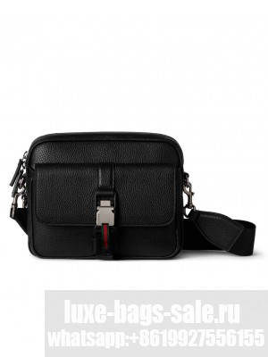 Gucci Small Crossbody Bag With Web 816751 Black