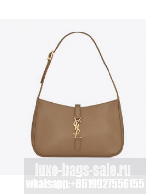 YSL LE 5 A 7 HOBO BAG IN SMOOTH LEATHER Y687228 BLOSSOM PINK