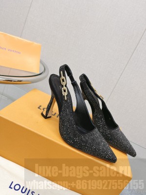 Louis Vuitton Women's 9.5cm Sparkle Slingback Pump 018
