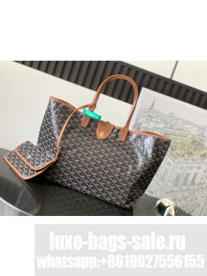 Goyard Saint Louis PM Bag Black & Tan