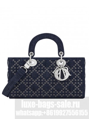 Christian Dior Lady D-Joy Bag Dark Blue