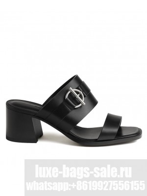 Hermes Women's Kute 60 Sandal Black