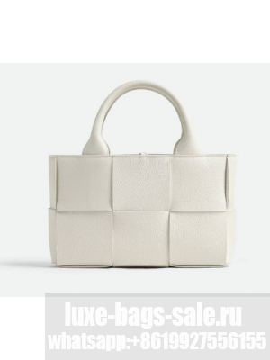 Bottega Veneta Candy Arco Tote Bag 729029 White