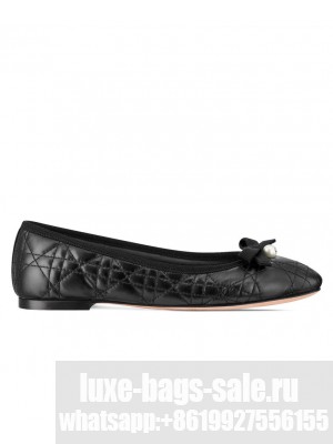 Christian Dior Women's Ballet Flat Black