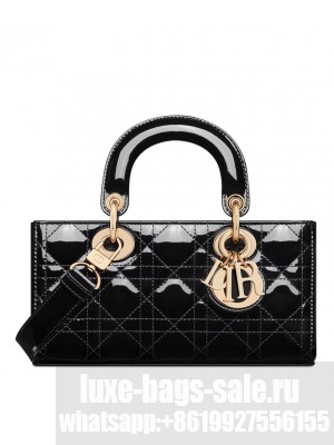 Christian Dior Small Lady D-Joy Bag Black