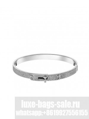 Hermes Kelly Bracelet, Small Model Silver