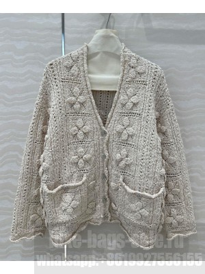 Chanel Women's Knitted Cardigan Cream